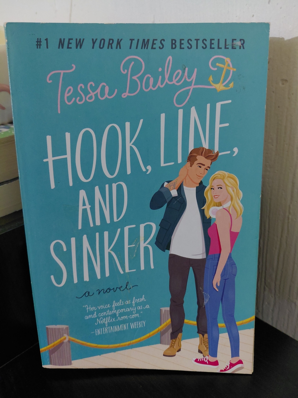Tessa Bailey - Hook, Line, and Sinker (Teal Cover)